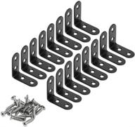 🔩 black stainless steel corner brace bracket: durable and versatile support logo