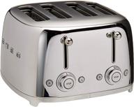 smeg tsf03ssus слот-тостер chrome логотип