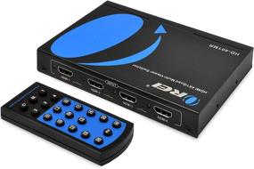 img 4 attached to 🔁 OREI HDMI Multi-Viewer 4x1 Seamless HDMI Switch - 4 Ports, IR Remote, Up to 1080p Support, Security Camera, 4 in 1 HDMI Switch