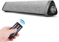 🔊 asiyun bluetooth 5.0 sound bar speaker with built-in subwoofers - surround sound home theater for tv/pc/phones/tablets, wired & wireless, remote control, support aux/rca/usb devices logo