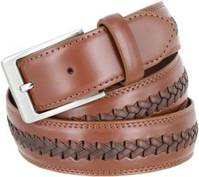 img 3 attached to 🔗 Braided Leather Casual Crossweave