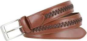 img 2 attached to 🔗 Braided Leather Casual Crossweave