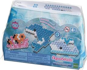 img 3 attached to 🐠 Aquabeads Decorator's Pouch - Fun Arts & Crafts Bead Kit for Kids with DIY Purse in Bubbly Blue Sea Life Theme