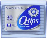 pack of 3 q-tips swabs purse - each 30 count logo