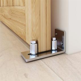 img 2 attached to 🚪 JUBEST Adjustable Stainless Sliding Guide with Smooth Operation