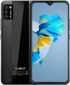 img 4 attached to 📱 Unlocked CUBOT Note 7 4G Smartphone, Android 10, 2GB RAM+16GB ROM, Expandable to 128GB via TF Card, 5.5 Inch Dewdrop Screen, Three Card Slots (Black)