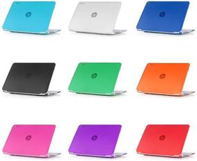 img 1 attached to mCover iPearl Hard Shell Case - Clear, for HP Chromebook 14 G2 Series (14-Q010NR, 14-Q020NR, 14-Q029WM, 14-Q030NR, 14-Q070NR, etc) - 14-inch Laptops