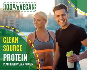 img 2 attached to 🌿 Premium 100% Pure Organic Hydrolyzed Pea Protein Powder - Vegan, Natural, Unflavored - Dairy Free, Gluten Free, Soy Free, Sugar Free - Non-GMO, Rich in BCAA - 2.62lb