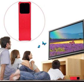 img 1 attached to 📺 Набор чехла и пульта дистанционного управления Red TV Box для Apple TV 4K 5-го / 4-го поколения, чехол для телевизионного приемника SYMOTOP и силиконовый защитный чехол для пульта дистанционного управления Siri для Apple TV 4K 4-го и 5-го поколения