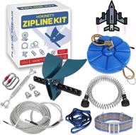 🌲 thrilling fun at home: unleash your adventure with 120ft backyard zip line kits logo
