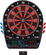 🎯 познайте настоящее мастерство в дартсе с viper orion electronic soft tip dartboard и маркером laserlite throw/toe line в яркой комбинации красного и черного. логотип