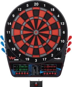 img 4 attached to 🎯 Познайте настоящее мастерство в дартсе с Viper Orion Electronic Soft Tip Dartboard и маркером LaserLite Throw/Toe Line в яркой комбинации красного и черного.