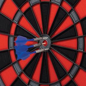 img 3 attached to 🎯 Познайте настоящее мастерство в дартсе с Viper Orion Electronic Soft Tip Dartboard и маркером LaserLite Throw/Toe Line в яркой комбинации красного и черного.