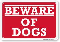 🐶 beware of dogs with smartsign: unmatched safety and warning system logo