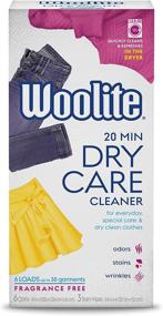 img 4 attached to 👕 Woolite Dry Care Cleaner: At-Home Dry Cleaning in 20 Minutes, Special Care for Fragrance-Free Clothes - 6 Cloths