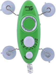 img 3 attached to 🐞 Zadro Shower Bug 2.0 AM/FM Radio: Splash into Fun with this Green Musical Companion