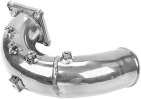 img 3 attached to Enhance Your Dodge Ram's Performance with the High Flow Air Intake Elbow Tube for 1998.5-2002 5.9L Cummins Diesel Silver
