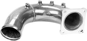 img 2 attached to Enhance Your Dodge Ram's Performance with the High Flow Air Intake Elbow Tube for 1998.5-2002 5.9L Cummins Diesel Silver