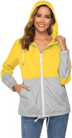 img 2 attached to Hount Raincoat Waterproof Lightweight Windbreaker Women's Clothing in Coats, Jackets & Vests