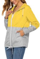 hount raincoat waterproof lightweight windbreaker women's clothing in coats, jackets & vests logo