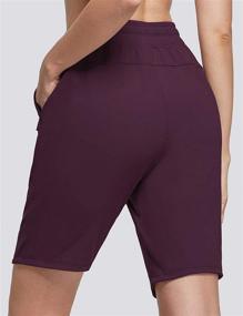 img 3 attached to BALEAF Womens Athletic Bermuda Pockets Sports & Fitness