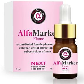 img 4 attached to 🔥 AlfaMarker Flame Pheromone Attracting Oil for Women - Human Pheromones Perfume for Her - Concentrated Feromone Perfume for Mujer - 5ml - Great Holiday Gift
