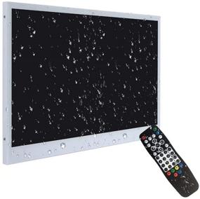 img 2 attached to Elecsung 22Inch Smart White TV IP66 Waterproof TV With Integrated HDTV(ATSC) Tuner For Bathroom