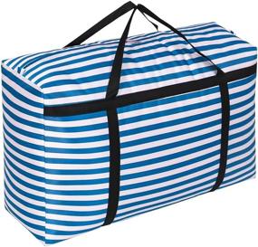 img 1 attached to 👜 Rowland Harbor Extra-Large Waterproof Storage Bag - Thickened & Densified, 26.5 gal, Heavy Duty with Strong Handle - Ideal for Moving, Camping, Festival Decorations Storage