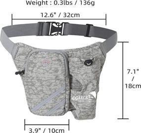 img 2 attached to 🏃 CGIILS Running Belts: No Bounce Hydration Belt with Bottle Holder for Runners, Ideal Waist Bag for Hiking, Fits All Phone Models, Men Women Sports Waist Pack for Walking Workouts Cycling Camping Hiking