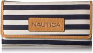 👜 stylish and functional: nautica perfect carry all blocking organizer women's handbags & wallets logo