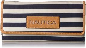 img 4 attached to Стильные и функциональные: Nautica Perfect Carry Органайзер женские сумки и кошельки, защищенные от блокировки