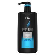 🧔 axe phoenix men's body wash, 28 oz pump bottle logo