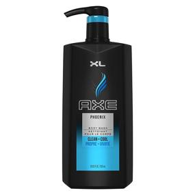img 4 attached to 🧔 AXE Phoenix Men's Body Wash, 28 oz Pump Bottle