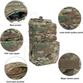 img 2 attached to High-Quality ELITE SPANKER Tactical MOLLE Hydration Pack with 3L Water Bladder - Molle Vest Accessory