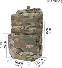 img 3 attached to High-Quality ELITE SPANKER Tactical MOLLE Hydration Pack with 3L Water Bladder - Molle Vest Accessory