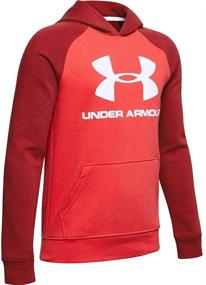 img 3 attached to Active Boys' Clothing - Under Armour Rival Hoodie in Medium Size
