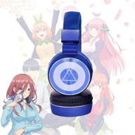 🎧 damdos headphone: the quintessential quintuplets cosplay nakano miku bluetooth headsets - high-quality earphone for anime lovers logo