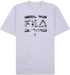 img 3 attached to Fila T Shirts Oversize White Purple Men's Clothing and Active