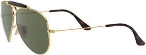 img 3 attached to 🕶️ Non Polarized Aviator Sunglasses by Ray Ban Shooter