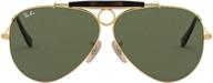 🕶️ non polarized aviator sunglasses by ray ban shooter logo