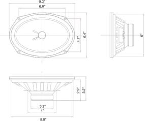 img 1 attached to 🔊 Высокомощный 6x9 сабвуфер - Magnadyne LS69W