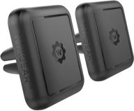 📱 versatile and reliable magnetic phone car mounts by wixgear [2 pack], perfect for any air vent, designed for convenient cell phone and mini tablet mounting with swift-snap technology logo