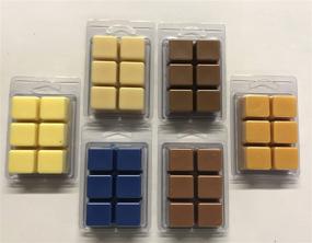 img 1 attached to 🕯️ Indulge in Bakery Bliss: 6 Pack Soy Blend Wickless Candle Wax Bar Melts - Hot Apple Pie, Buttered Gingerbread, Pumpkin Spice, Vanilla Velvet, Blueberry Muffin, Lemon Ice Box Cake