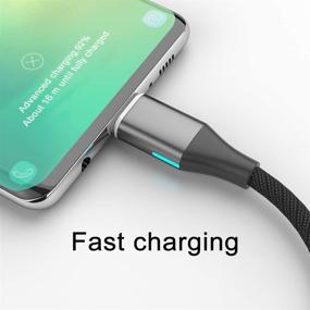 img 3 attached to 💡 NetDot Gen10 Nylon Braided Magnetic Charging Cable - 2-in-1 Charger for USB-C and Micro USB Devices (3.3ft/3 Pack Gray)