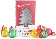 🎄 experience the festive charm with mealivos ornament spirit shot glasses - set of 6 logo