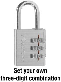 img 2 attached to 🔒 Master Lock 630D Aluminum Combination Lock with Customizable Settings
