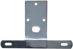 img 2 attached to 🚙 Rugged Ridge Stainless Steel License Plate Bracket for 76-86 Jeep CJ (11136.01)