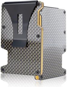 img 4 attached to 🧳 IKEPOD Minimalist Blocking Wallet: Sleek Men's Accessory for Wallets, Card Cases & Money Organizers