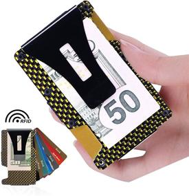img 2 attached to 🧳 IKEPOD Minimalist Blocking Wallet: Sleek Men's Accessory for Wallets, Card Cases & Money Organizers