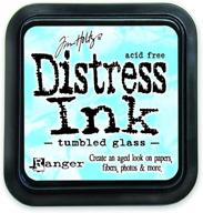 ranger dis-27188 tim holtz distress 🖌️ ink pad in tumbled glass: enhanced crafting hue logo